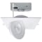 Satco 15 Watt CCT Selectable LED Direct Wire Downlight Gimbaled 6-Inch Square Remote Driver White S11861 - alternate 1